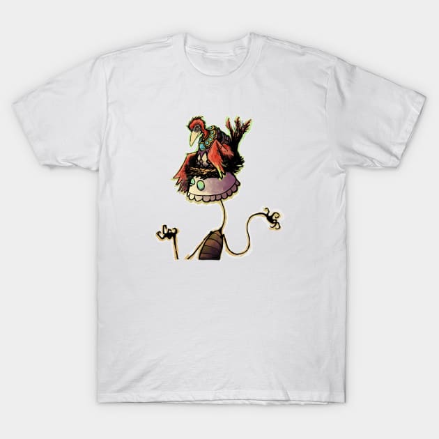 Bird of unfortunate thought T-Shirt by Tricknologic